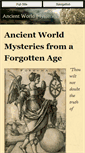 Mobile Screenshot of ancient-world-mysteries.com